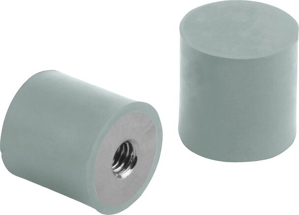 Gummipuffer Edelstahl, Typ E