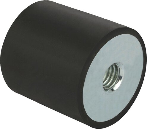 Gummipuffer Stahl oder Edelstahl, Typ C