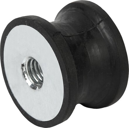 Gummipuffer Typ CT tailliert