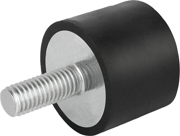 Gummipuffer Typ DS Saugfuß