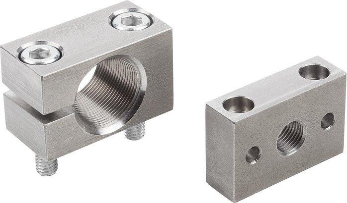 Montageflansche Edelstahl