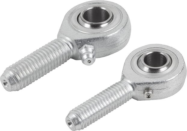 Gelenkköpfe mit Kugellagerung Außengewinde, DIN ISO 12240-4