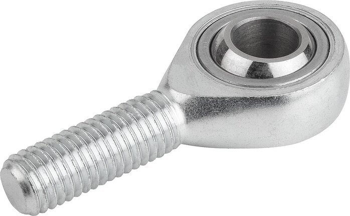 Gelenkköpfe mit Gleitlagerung Außengewinde, DIN ISO 12240-4