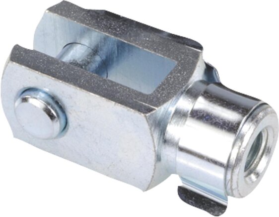 Gabelköpfe mit Federklappbolzen DIN 71752