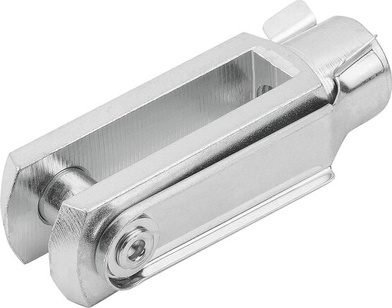 Gabelköpfe mit Federklappbolzen DIN 71752