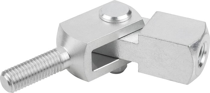 Gabelköpfe Stahl oder Edelstahl mit Außengewinde