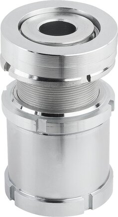 Höhenverstell-Elemente mit Kugel-Ausgleichsscheibe und Kontermutter