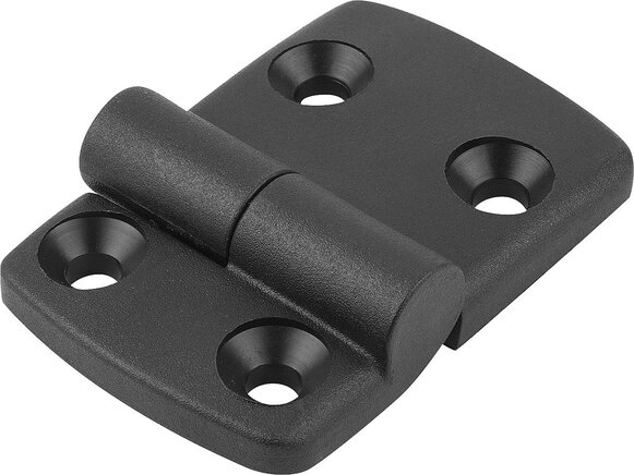 Scharniere aus Kunststoff, aushängbar, links