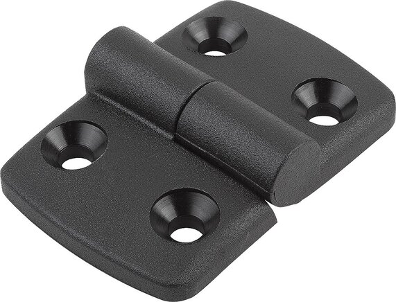 Scharniere aus Kunststoff, aushängbar, rechts