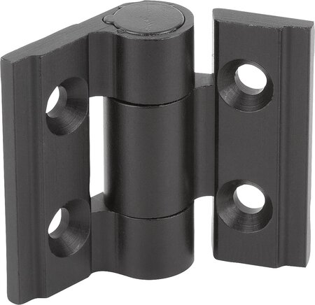 Scharnier aus Aluminium, mit Rastfunktion