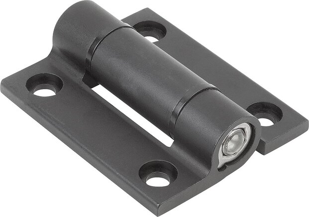 Scharniere aus Aluminium, mit Rastfunktion