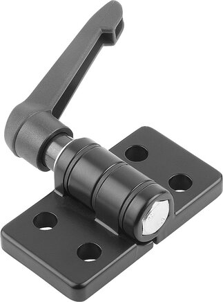 Scharniere aus Zinkdruckguss, mit Klemmfunktion