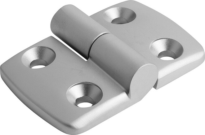Scharniere aus Aluminium, aushängbar, links