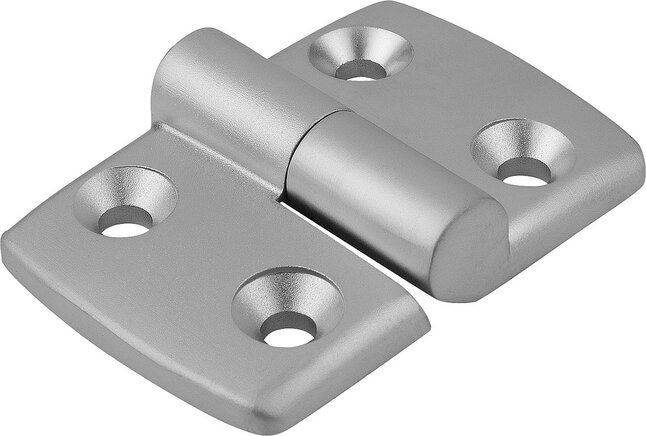 Scharniere aus Aluminium, aushängbar, rechts