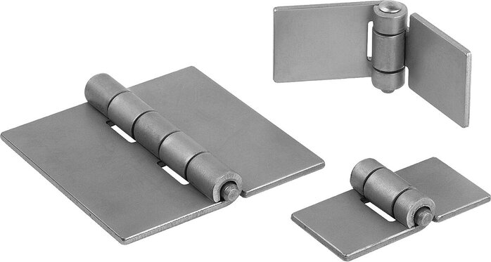 Scharniere Stahl oder Edelstahl schweißbar