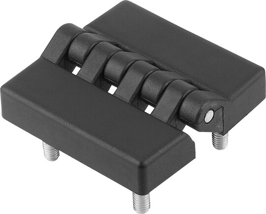 Scharniere aus Kunststoff mit Befestigungsschraube