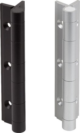 Federscharniere Aluminiumprofil-Spannfederscharniere 0,7 Nm, lange Ausführung