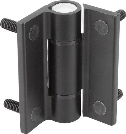 Scharniere aus Aluminium, mit einstellbarer Friktion, Form B