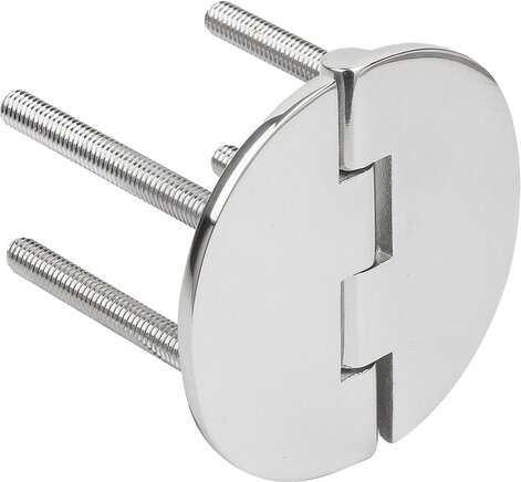Scharniere aus Edelstahl mit Befestigungsschraube, Form B
