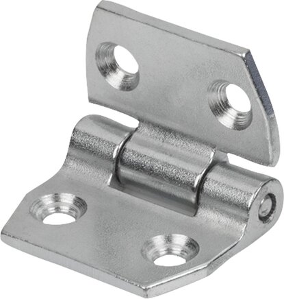 Scharniere aus Stahl, wartungsfrei, Form C