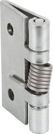 Federscharniere aus Stahl, Edelstahl oder Aluminium 50 mm, Feder schließend