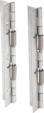 Federscharniere aus Stahl oder Edelstahl 180 mm, Feder öffnend