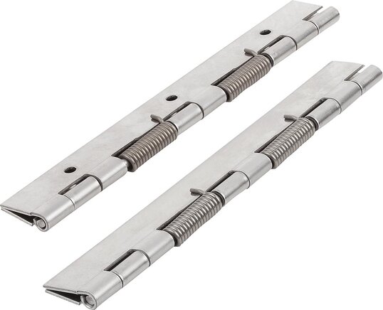 Federscharniere aus Stahl oder Edelstahl 180 mm, Feder schließend
