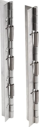 Federscharniere aus Stahl oder Edelstahl 240 mm, Feder öffnend