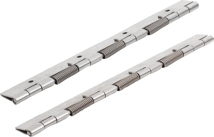 Federscharniere aus Stahl oder Edelstahl 240 mm, Feder schließend