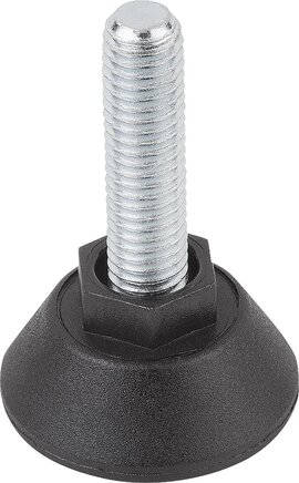 Stellfüße rund mit Sechskant