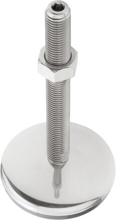 Stellfüße Stahl oder Edelstahl Form C