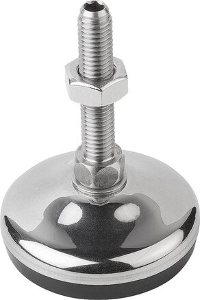 Stellfüße Stahl oder Edelstahl Form C