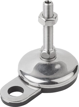Stellfüße Stahl oder Edelstahl Form D