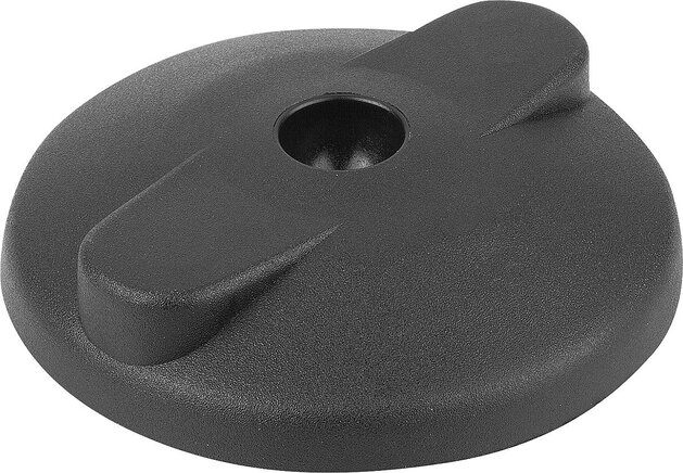 Teller für Gelenkfüße, Kunststoff Form D