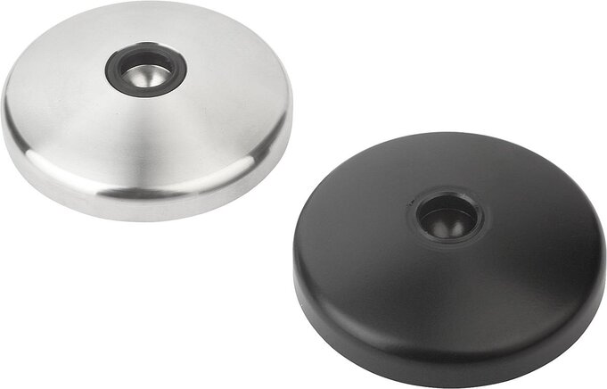 Teller für Gelenkfüße aus Zinkdruckguss oder Edelstahl, Form B