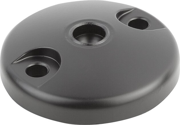 Teller für Gelenkfüße aus Zinkdruckguss oder Edelstahl, Form C