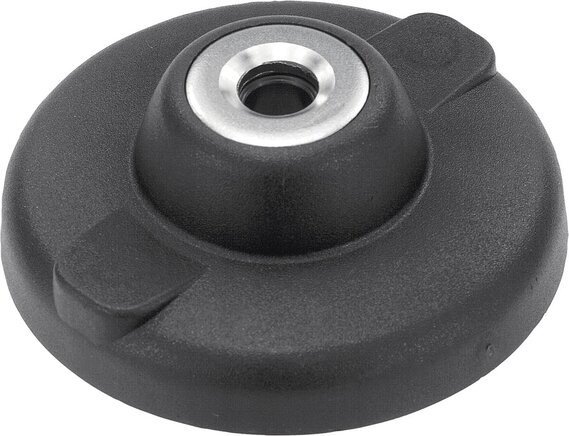 Teller für Stellfüße, Kunststoff, schwere Ausführung Form D