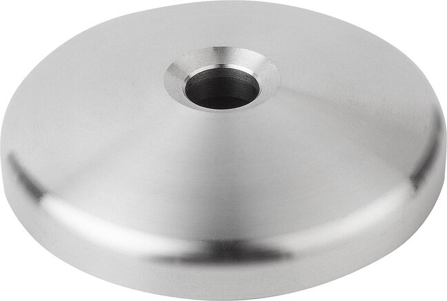 Teller für Stellfüße aus Zinkdruckguss oder Edelstahl, Form B