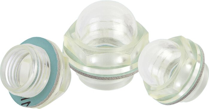 Ölschaugläser gewölbt