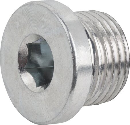 Verschlussschrauben mit Bund und Innensechskant DIN 908