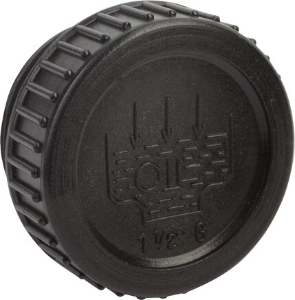 Verschlussschrauben Form B, mit Einfüllsymbol und Entlüftungsbohrung