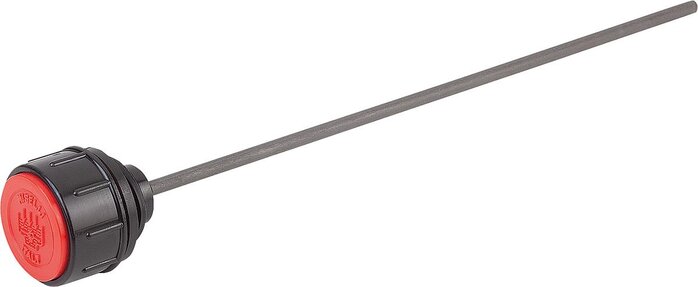 Entlüftungsschraubenmit Rückschlagventil und Ölmessstab