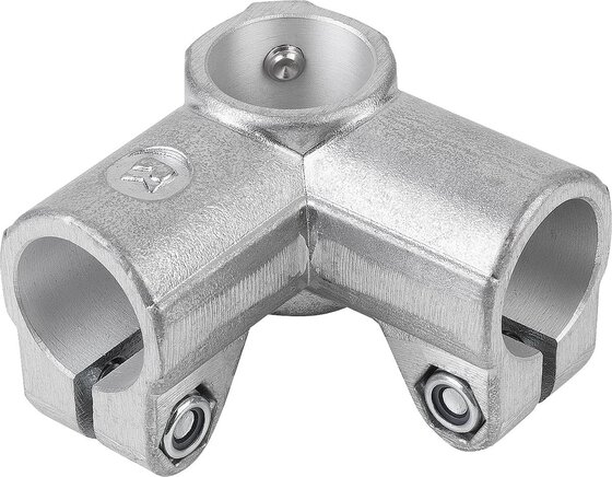 Rohrverbinder Winkelstück Aluminium
