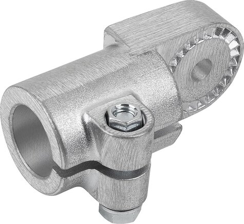 Rohrverbinder Gelenkstück Aluminium, mit Innenverzahnung