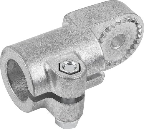 Rohrverbinder Gelenkstück Aluminium, mit Außenverzahnung