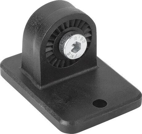 Rohrverbinder Gelenkfuß Kunststoff, mit Innenverzahnung