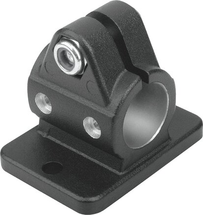 Rohrverbinder Flansch Aluminium, für Lineareinheit