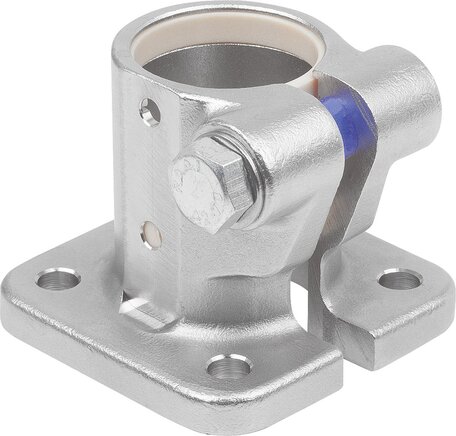 Rohrverbinder Fuß Edelstahl für Lineareinheit