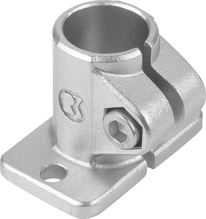 Rohrverbinder Fuß Edelstahl, Form A