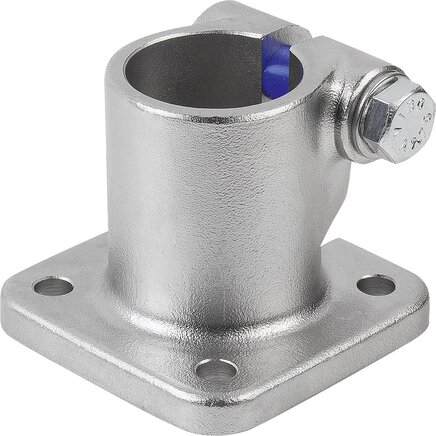 Rohrverbinder Fuß Edelstahl, Form B